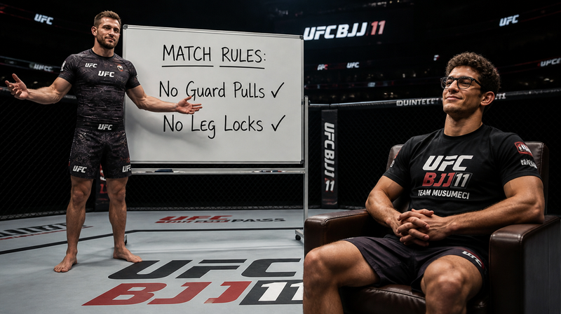 Mitchell Negotiates Musumeci at UFC BJJ 11—Still Underdog