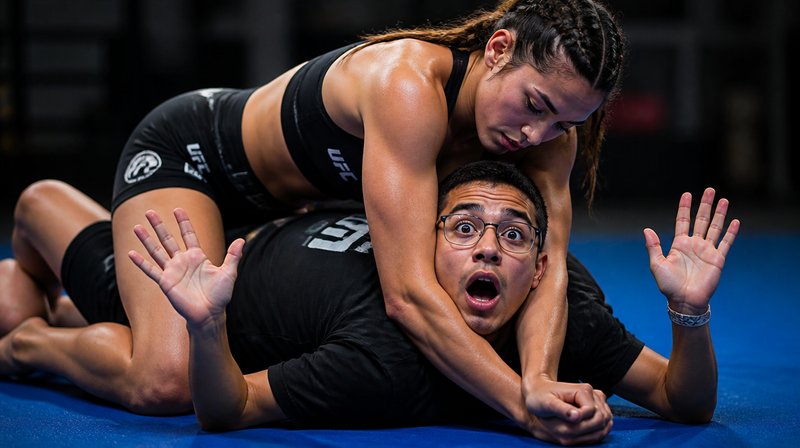 UFC Flyweight Tracy Cortez Submits Streamer N3on Twice in Clip That Hit 2.5 Million Views