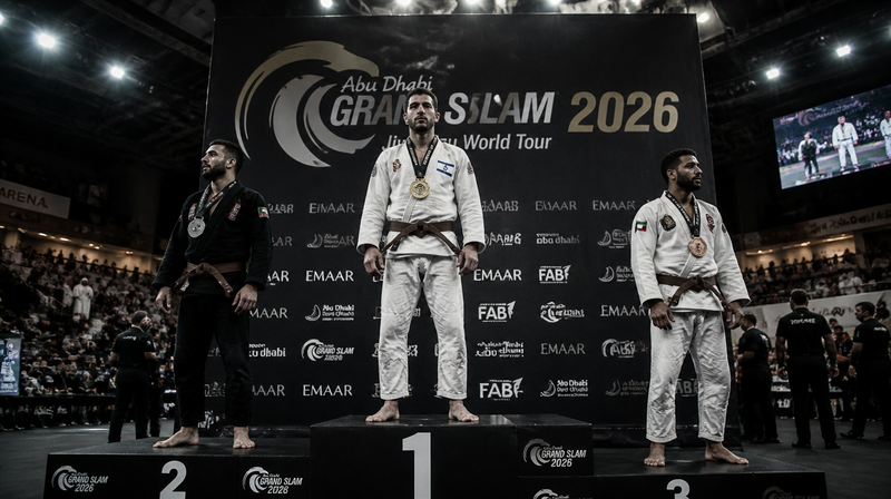 Abu Dhabi Grand Slam Draws Record 2,388 Athletes; Israeli-Kuwaiti Podium Walkoff Overshadows Final Stop