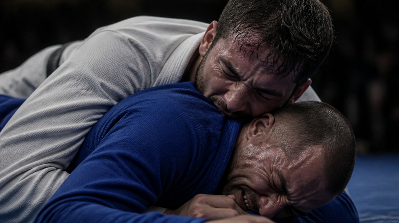 UFC BJJ Welterweight Champion Caught Biting Opponent On Camera — Response: 'That's What You Get For The Oil Check'