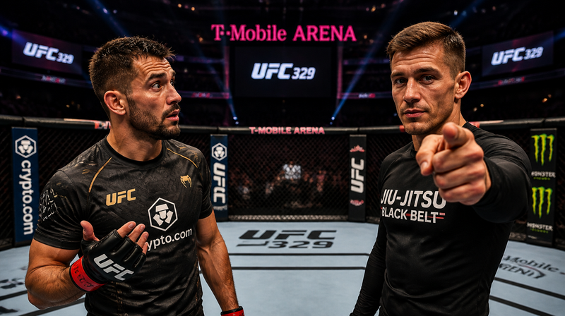 UFC 329: BJJ Black Belts Take Over the Title Fights