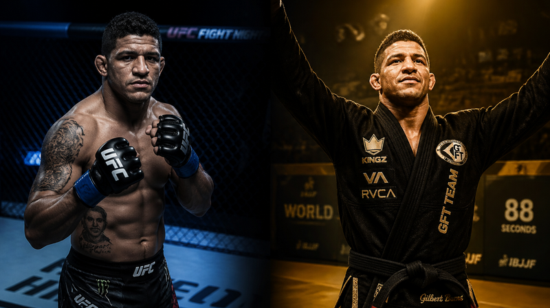 Gilbert Burns 88-Second Return at UFC BJJ 9