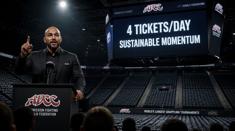 ADCC's Ticket Math: 'On Track' Doesn't Mean Selling Out