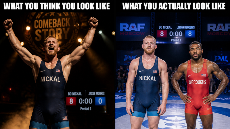 RAF Moscow: Nickal Beats Olympic Champ, Story Falls