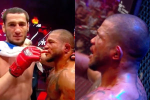 Fighter's Cauliflower Ear Explodes Mid-Match, Stops the Fight