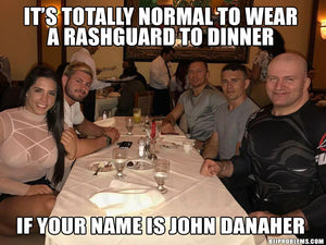 John Danaher explains why he always wears rashguards
