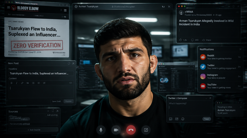 The Tsarukyan Suplex Hoax Nobody Called Out (And Why That's the Real Story)