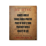 12 Commandments of Jiu-Jitsu - Commandment 4 - Metal Print