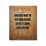 12 Commandments of Jiu-Jitsu - Commandment 5 - Metal Print