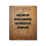 12 Commandments of Jiu-Jitsu - Commandment 7 - Metal Print