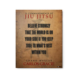 12 Commandments of Jiu-Jitsu - Commandment 12 - Metal Print