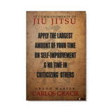 12 Commandments of Jiu-Jitsu - Commandment 9 - Metal Print