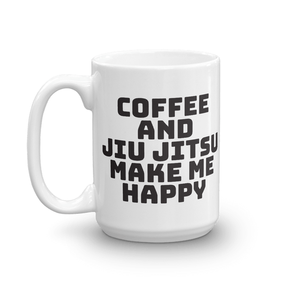 Coffee and Jiu Jitsu - 15oz. Mug - BJJ Problems