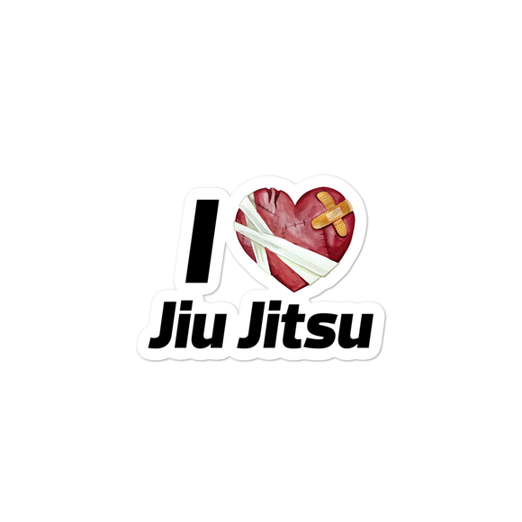 I love Jiu Jitsu - Sticker - BJJ Problems