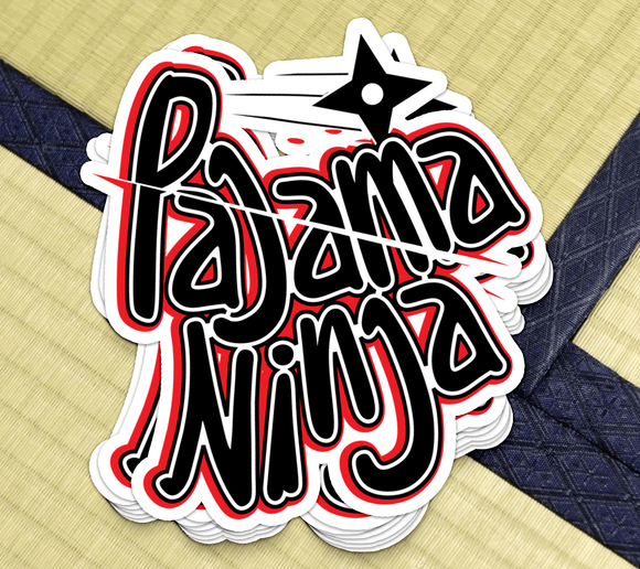 Pajama Ninja - Sticker - BJJ Problems
