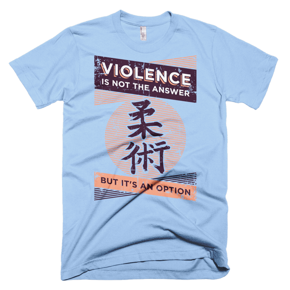 Violence Is Not The Answer - Men's T-Shirt - BJJ Problems